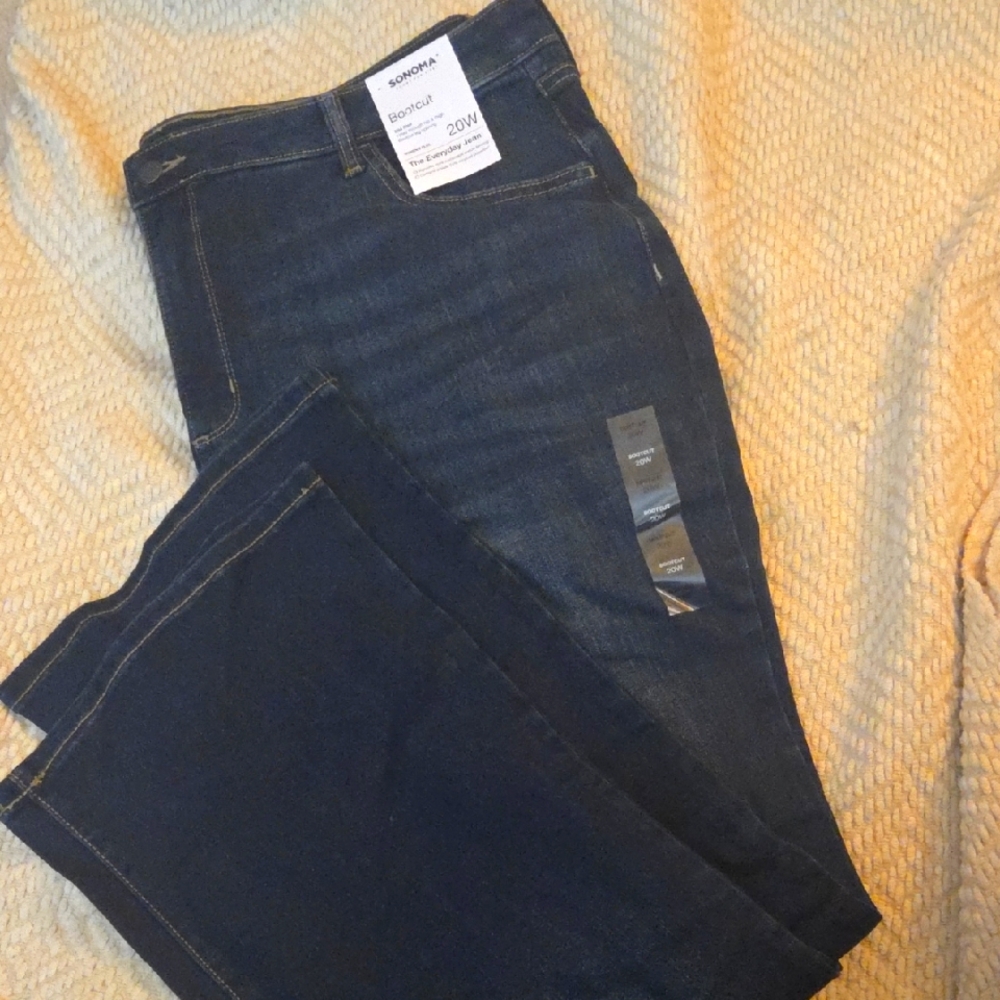 Sonoma 20W Plus Bootcut Dark Wash